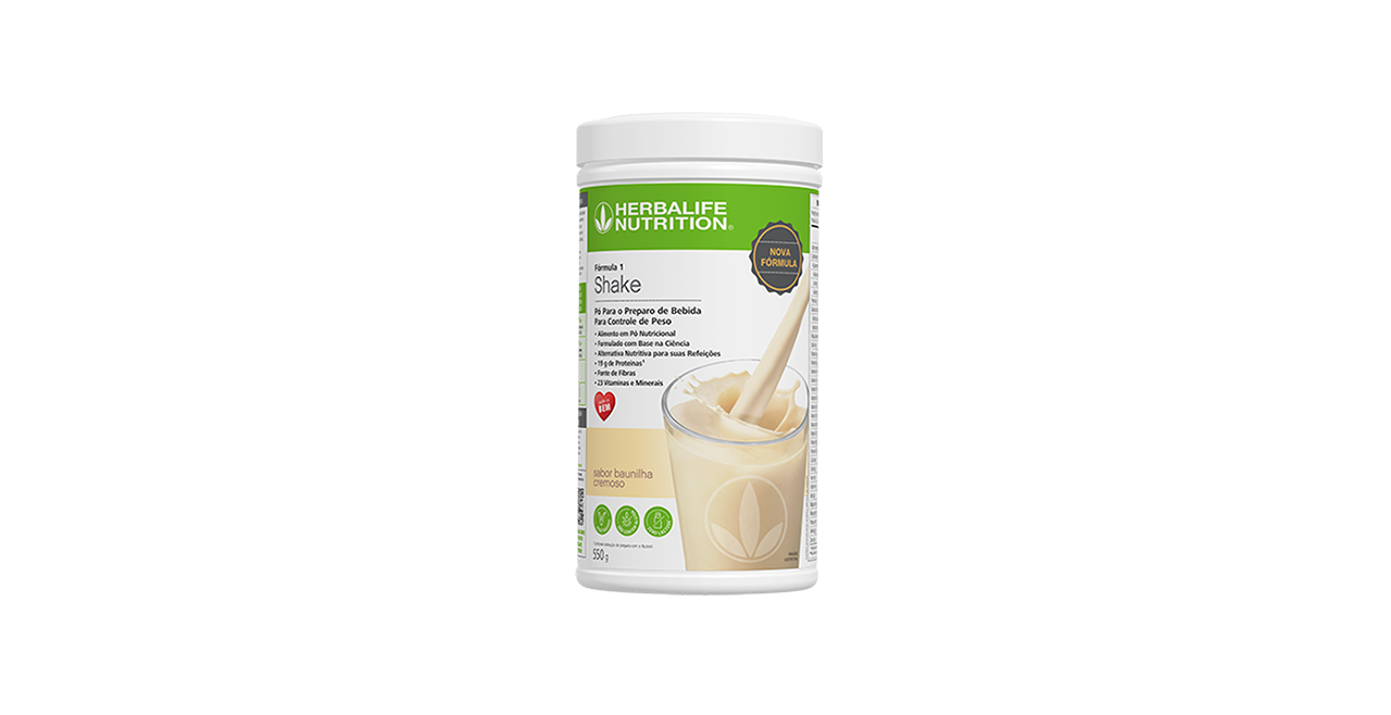 kumomiページ HERBALIFE  F1  クッキー＆クリーム 2本 Fórmula 1 Shake Sabor Baunilha Cremoso 550g | Herbalife Brasil