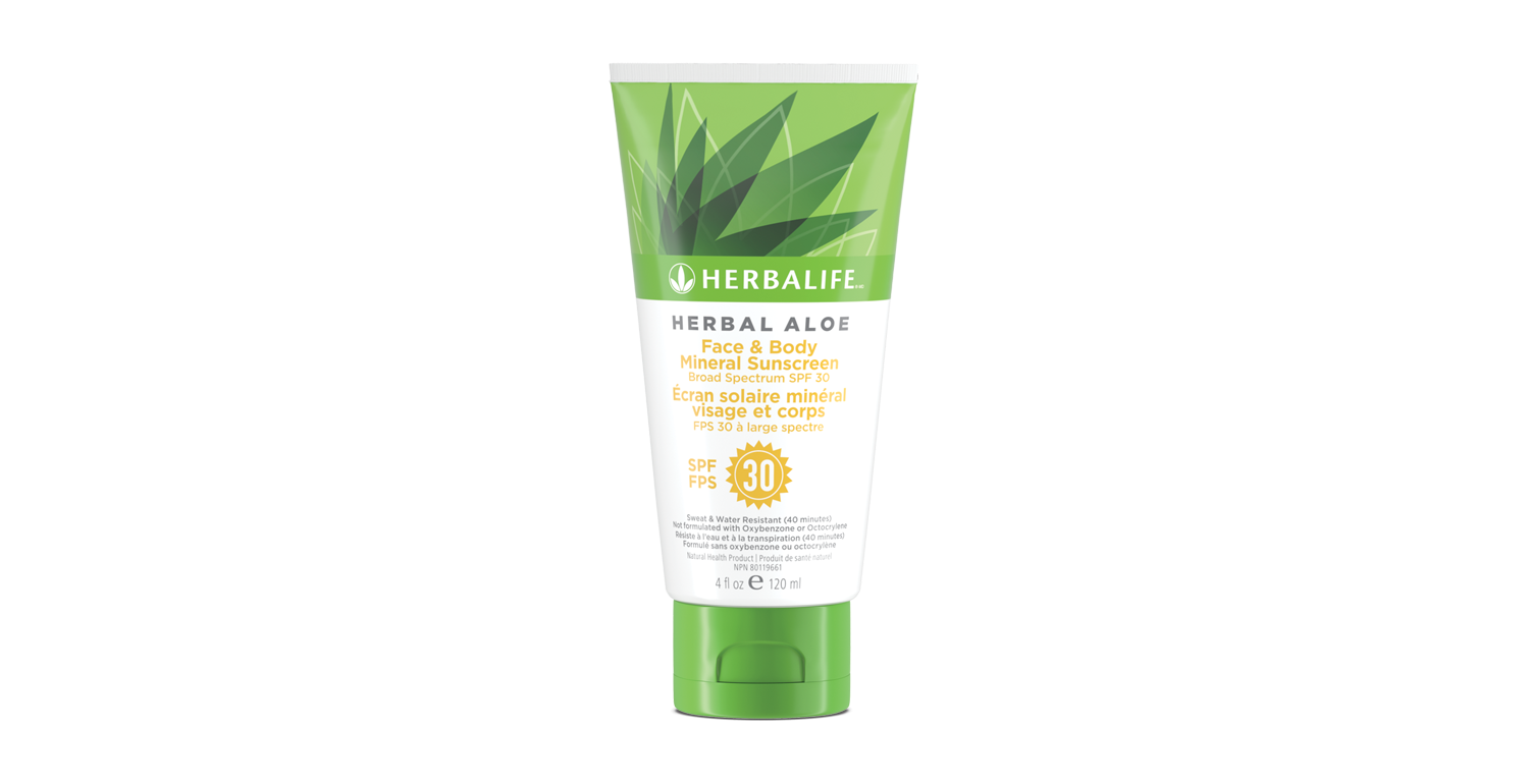 Herbal Aloe Face & Body Mineral Sunscreen Broad Spectrum SPF 30