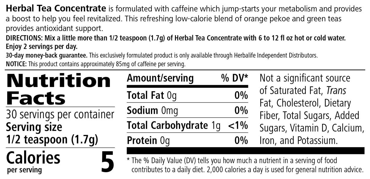 Herbal Tea Concentrate