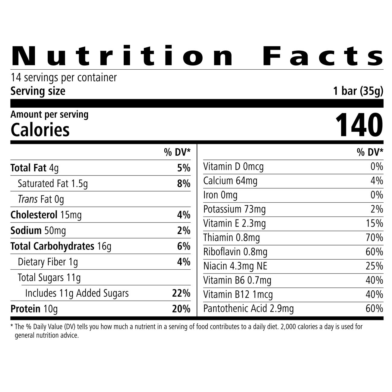 Protein Bar Deluxe