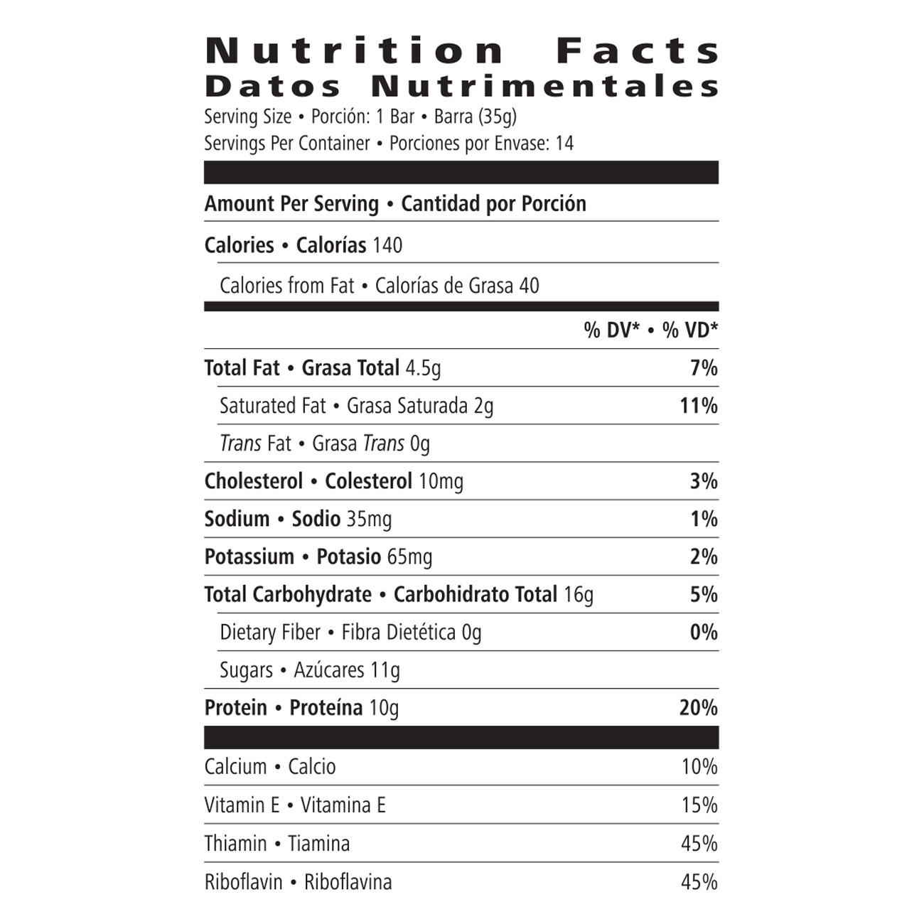 Protein Bar Deluxe