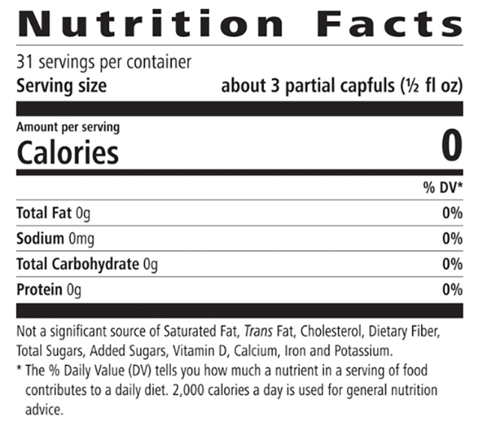 Herbal Aloe Concentrate Pint Grape Nutritional Facts