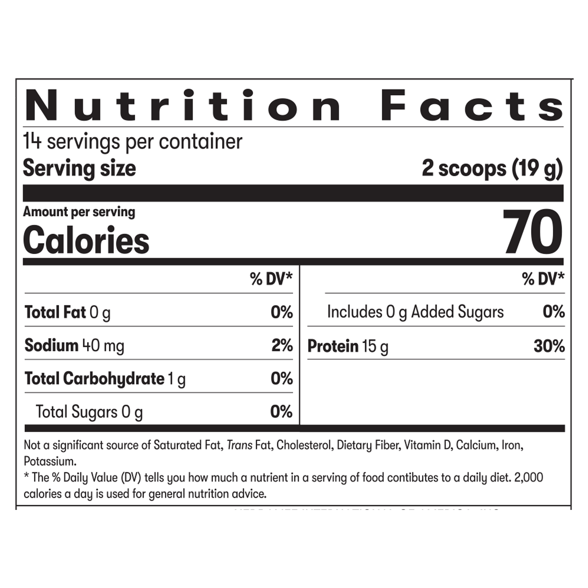 Protein Refresher Lemonade 9.53 oz.  nutritional information