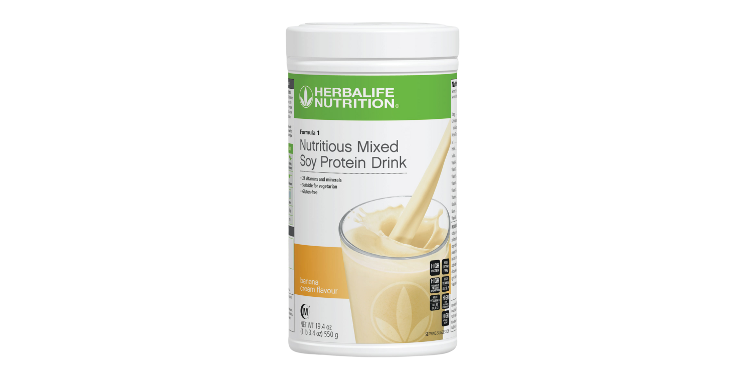 Formula 1 Nutritious Mixed Soy Protein Drink Banana 550g 