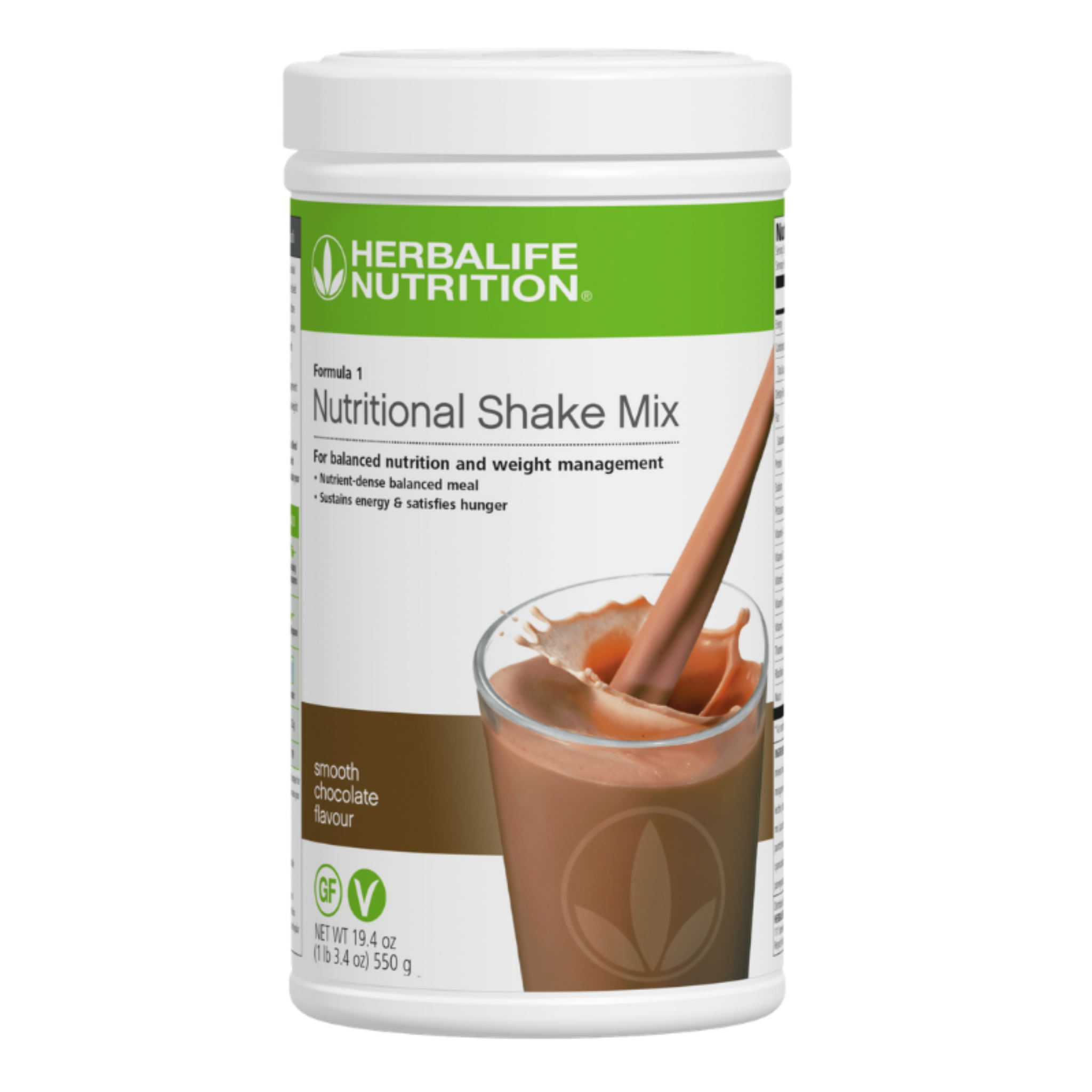 Formula 1 Nutritional Shake Mix Smooth Chocolate 550g | Herbalife