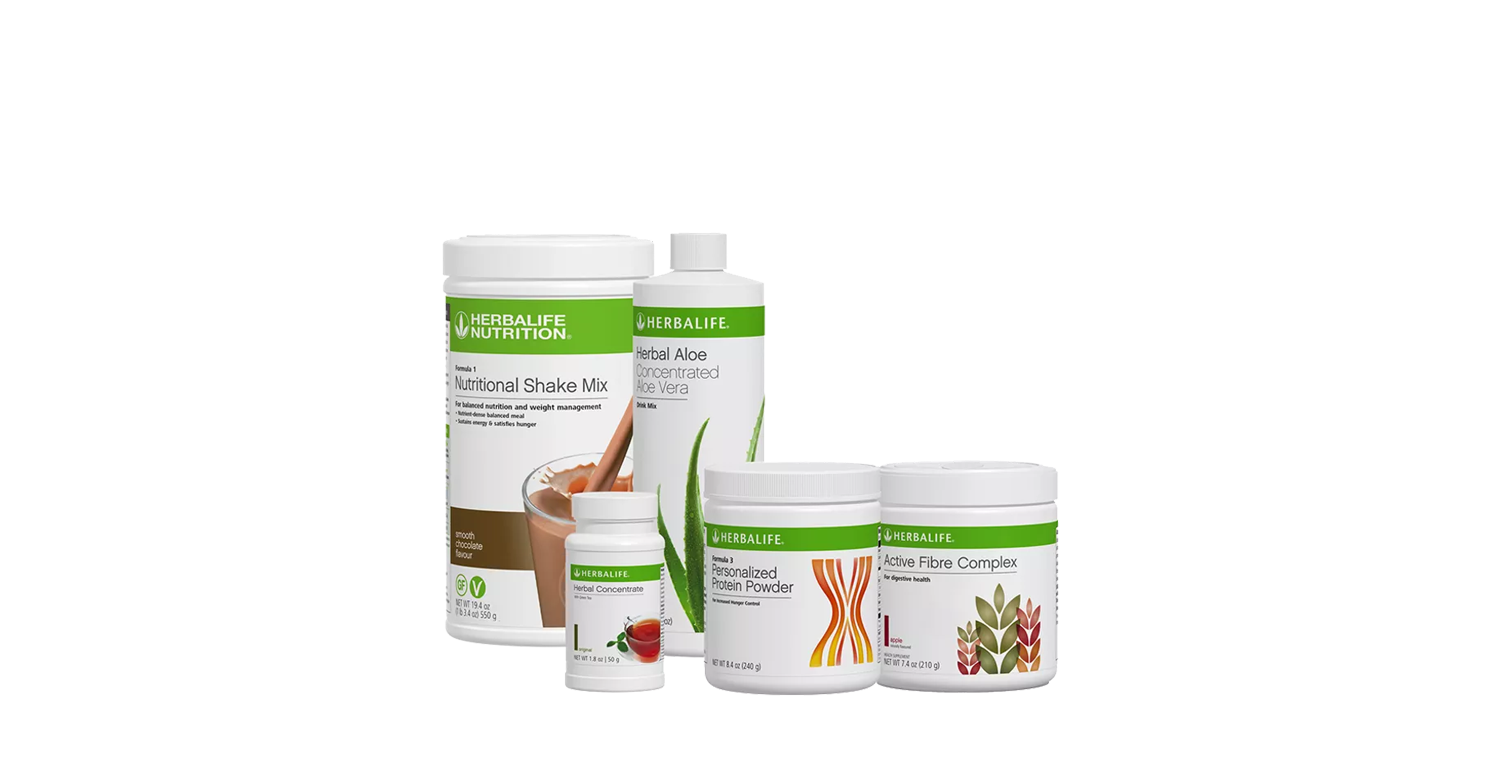 Healthy Breakfast Set Aloe Original Smooth Chocolate 1 Set