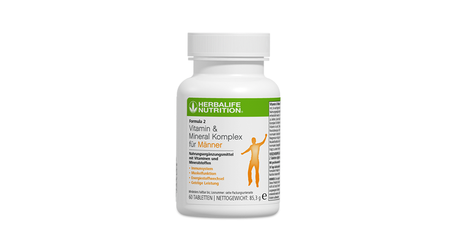 ​​Formula 2 Vitamin & Mineral Komplex für Mӓnner​