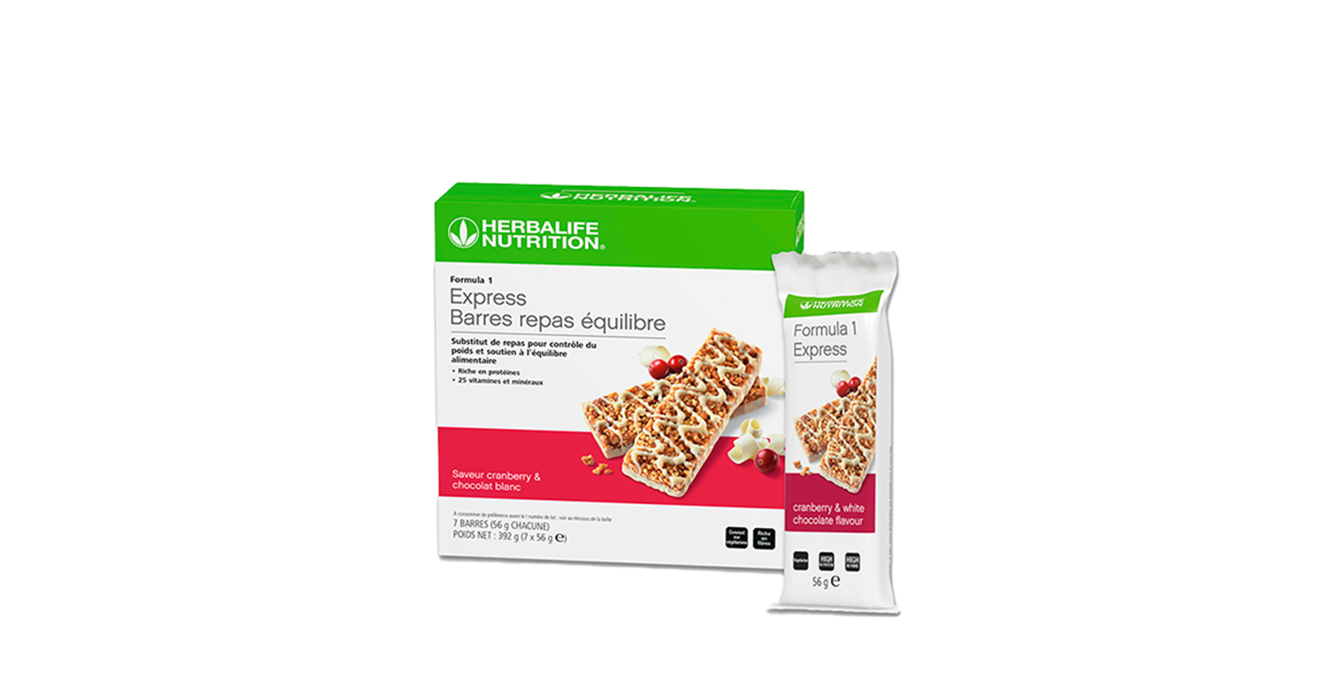 Barres repas équilibre Formula 1 Express
