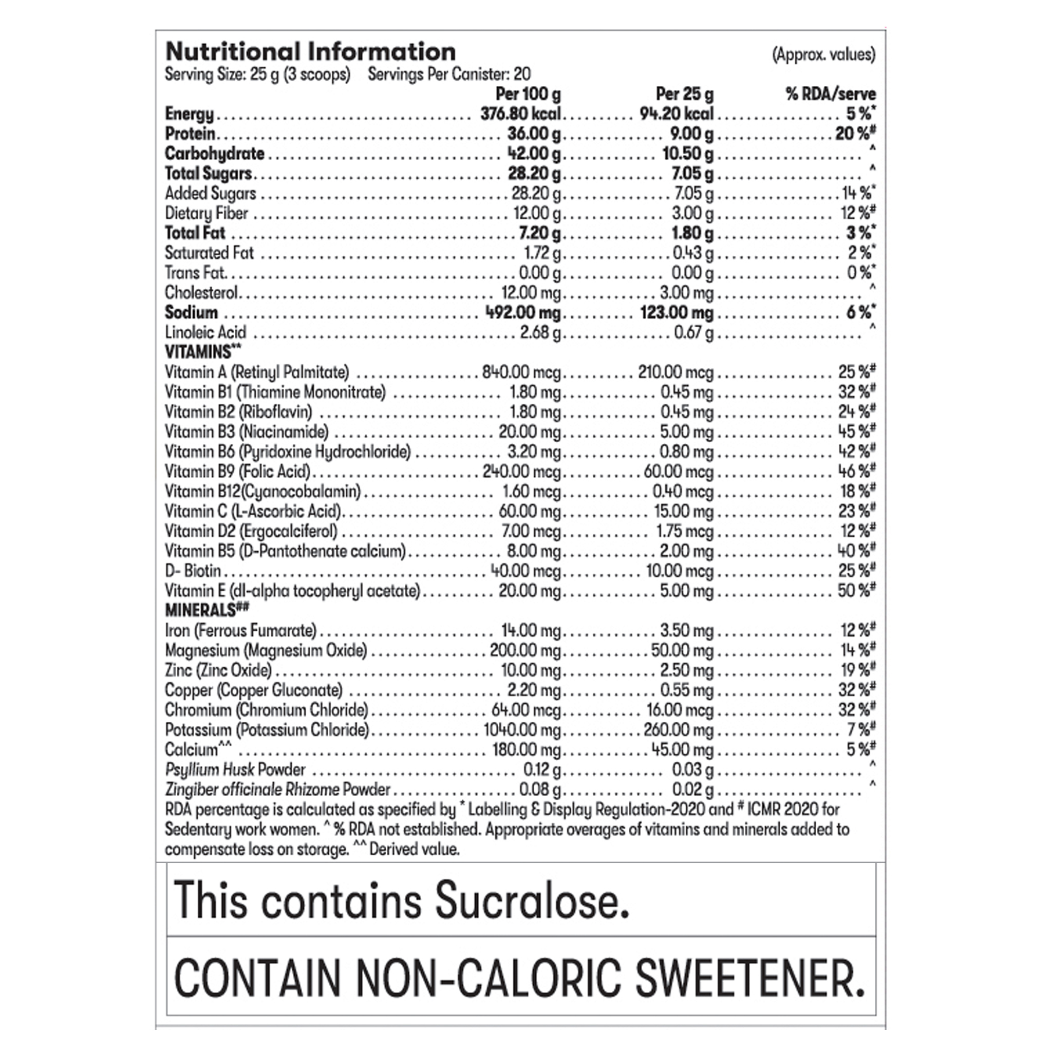 Herbalife Formula 1 Nutritional Shake Mix Dutch Chocolate Nutritional Information