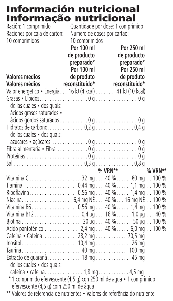 Informação Nutricional
