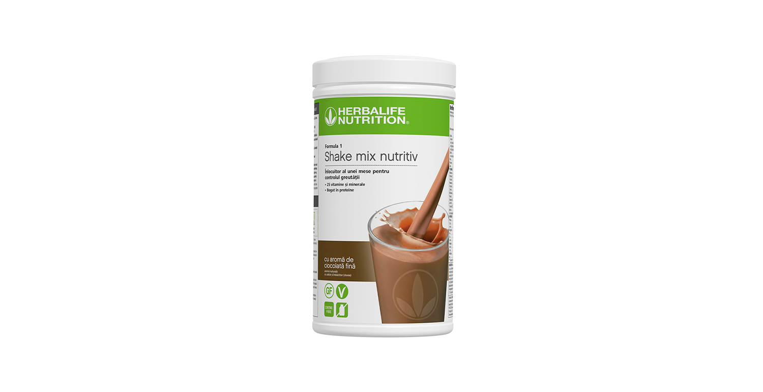 Formula 1 Shake Mix Nutritiv cu aromă de Ciocolată Fină