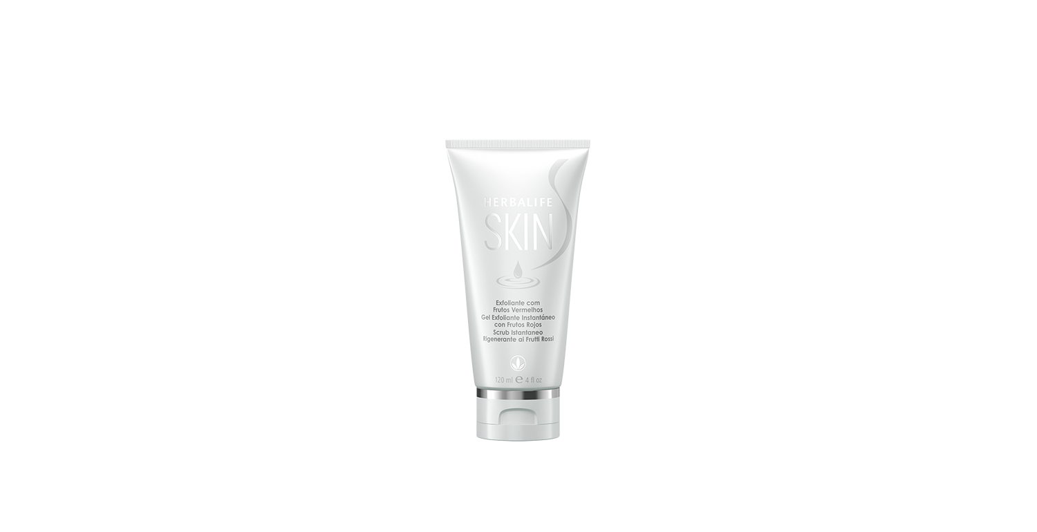 Gel Exfoliante Instantáneo con Frutos Rojos de Herbalife SKIN