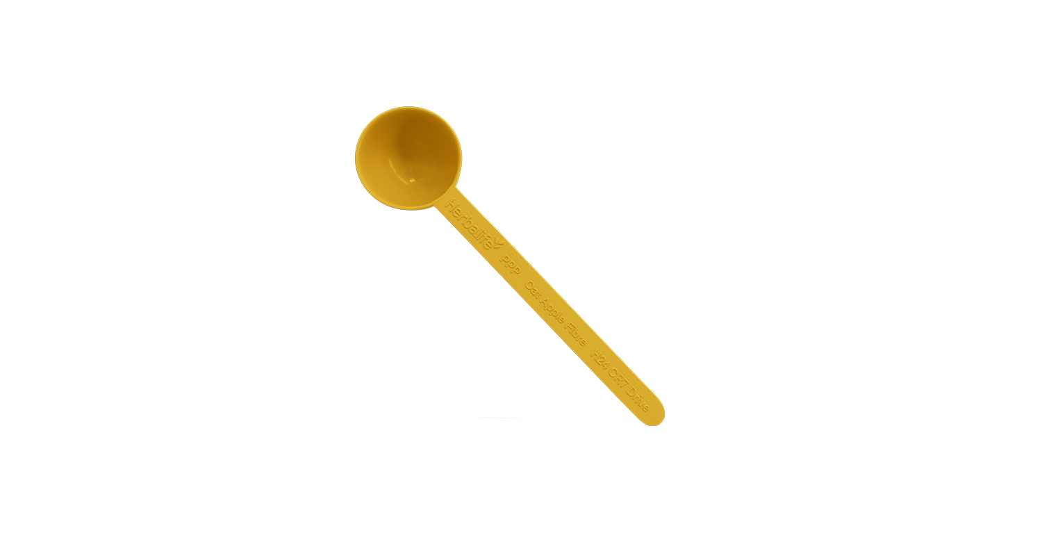 Cuchara sostenible para Avena, manzana y fibra / Fórmula 3 Polvo de proteínas / CR7 Drive de H24