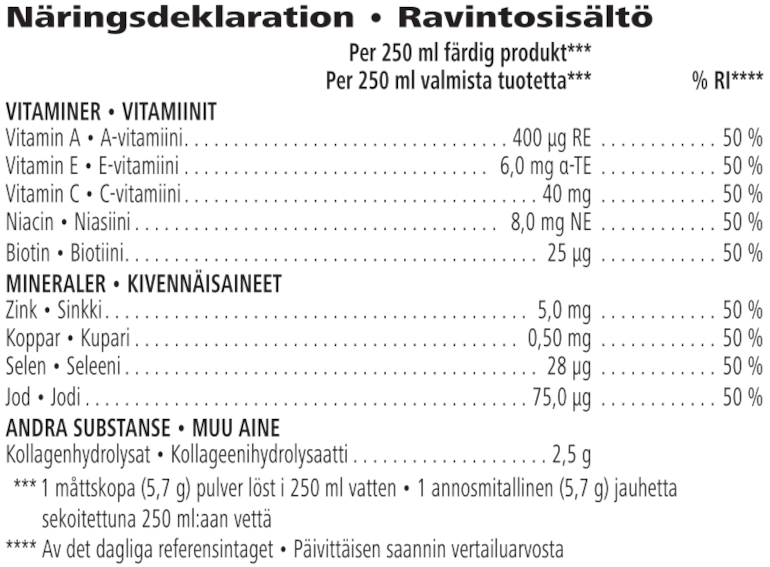 Näringsinformation
