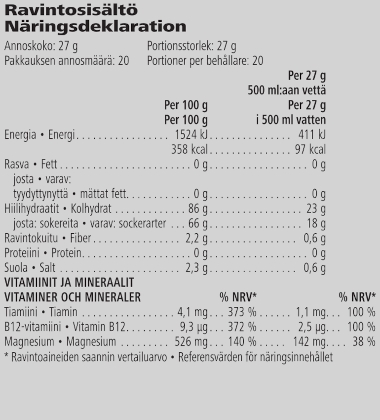 Näringsinformation