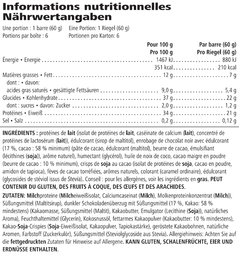 Nährwertangaben