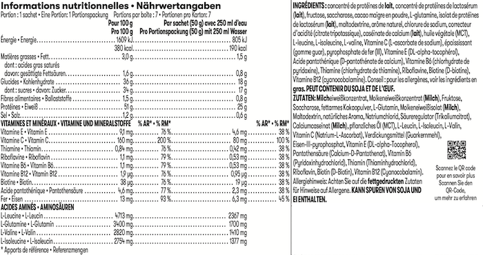 Nährwertangaben