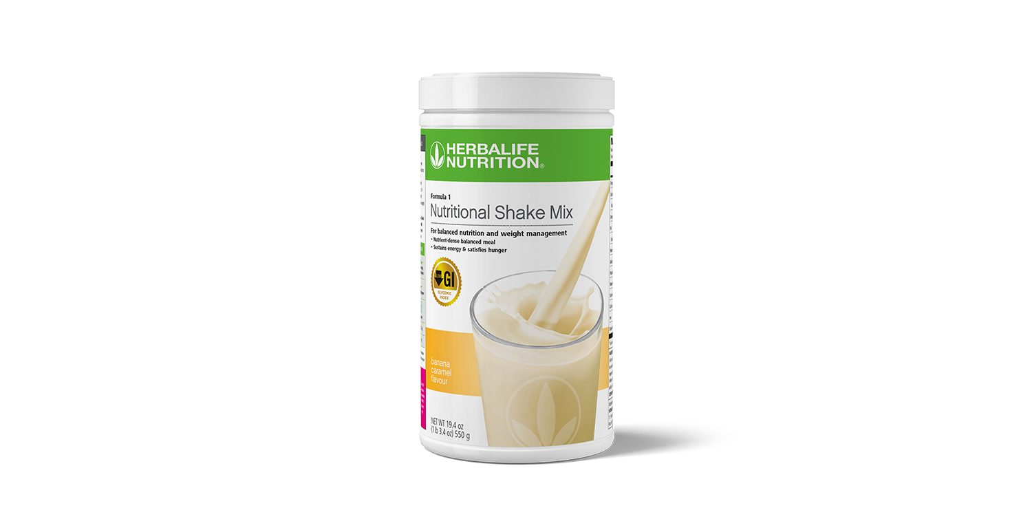Formula 1 Nutritional Shake Mix Banana Caramel 550g | Herbalife