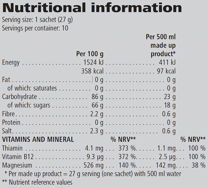 Nutritional Information