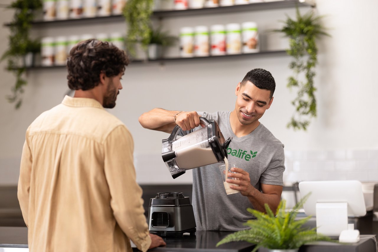 People preparing nutrition