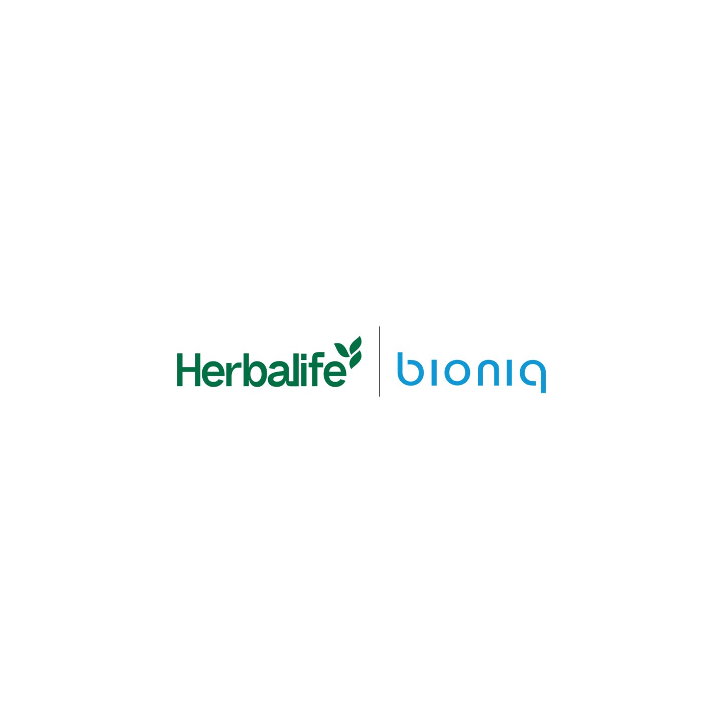 Logótipos da Herbalife e da Bioniq
