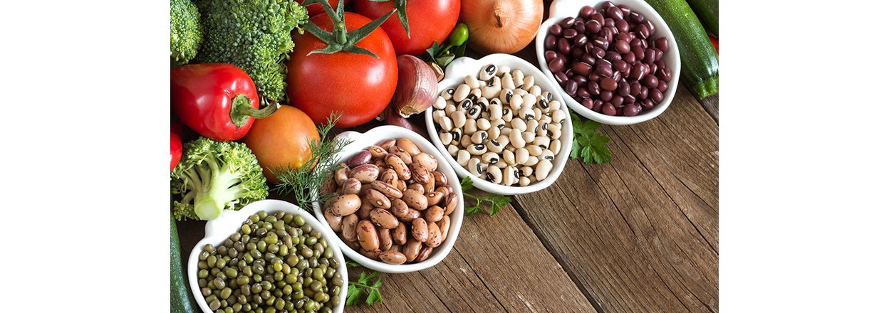 Beans and vegetables