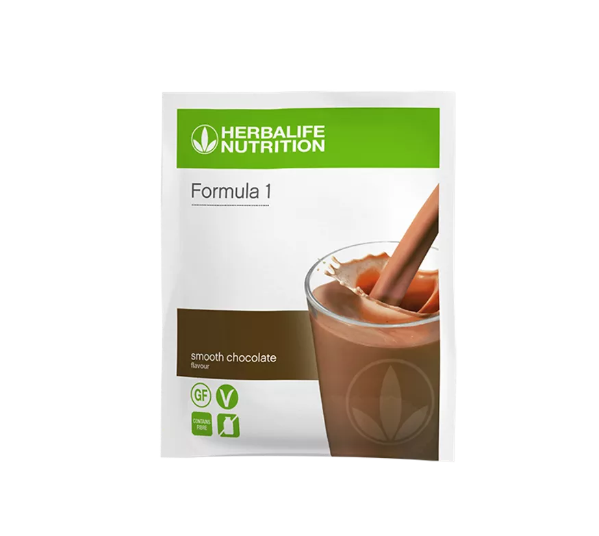 Herbalife Formula 1 Shake Mix Smooth Chocolate Flavoured 7 x 26g