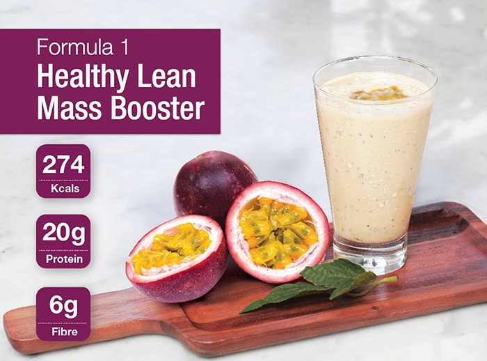 1 Glass of Shake with Papaya Passion Fruits