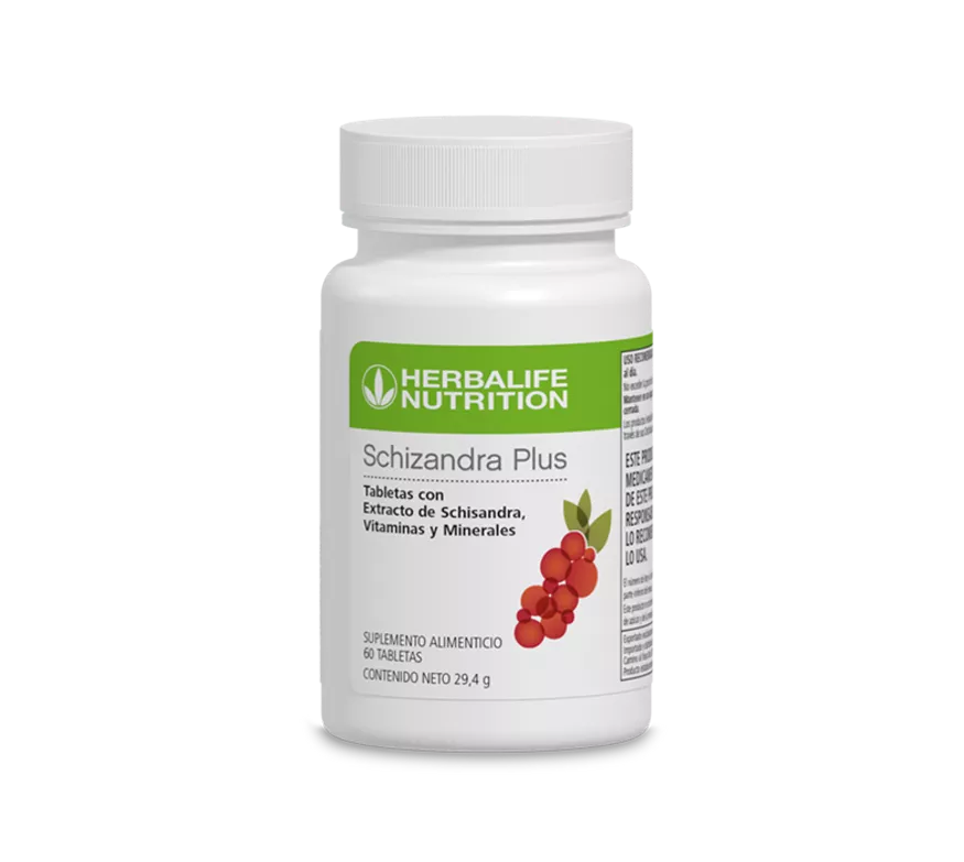 Schizandra Plus Tabletas con Extracto de Schisandra, Vitaminas y Minerales 60 tabletas, 29,4 g