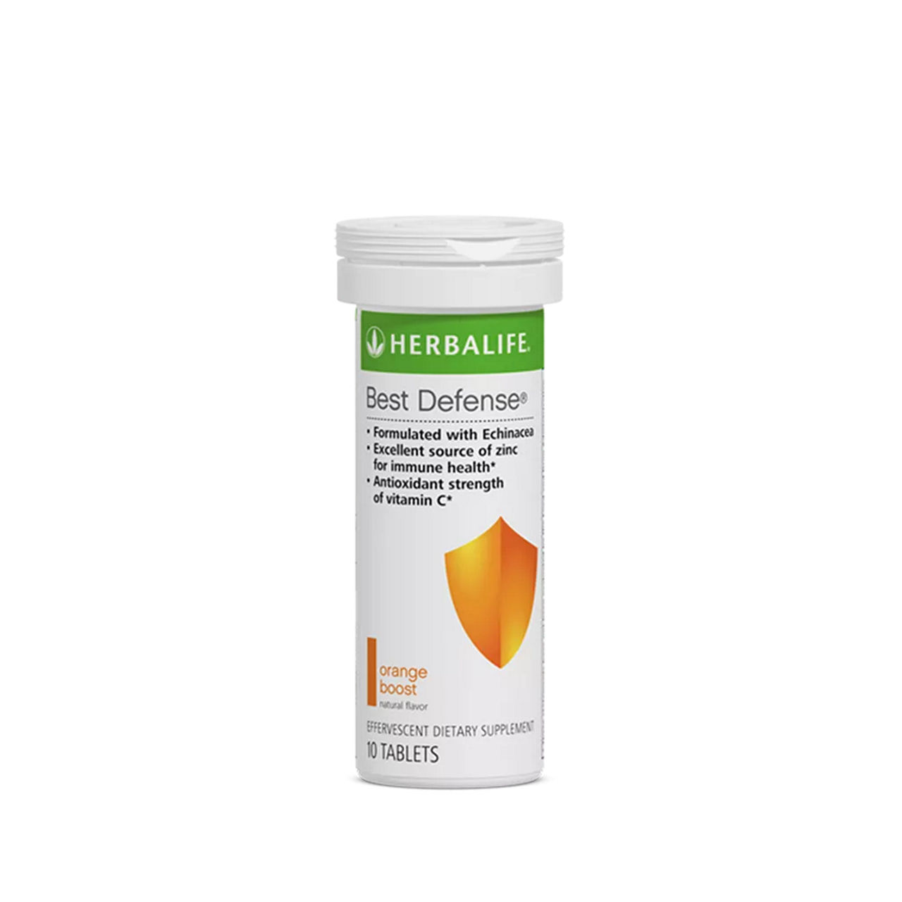 Best Defense® Vitamin C & Zinc Orange Boost 10 Tablets | Herbalife U.S.