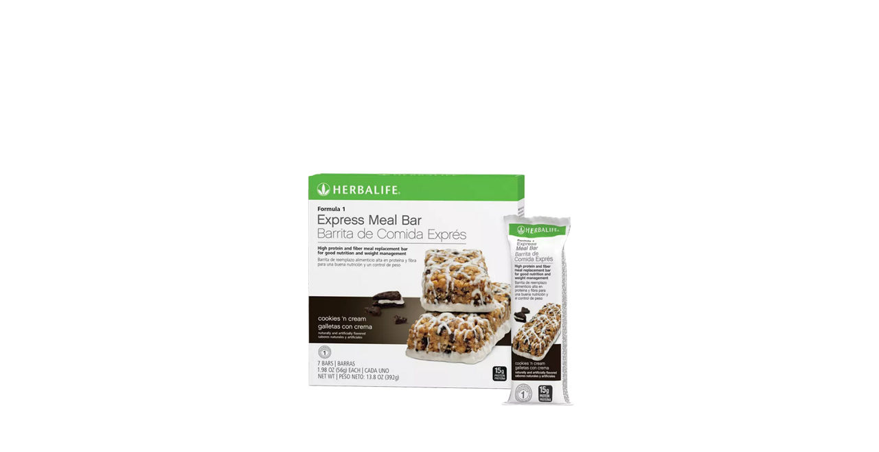 Protein Snack Formula 1 Express Meal Bar Cookies 'n Cream 7 Bars