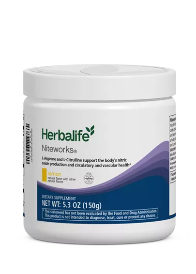 L-arginine Supplement Niteworks® Lemon 10.6oz | Herbalife U.S.
