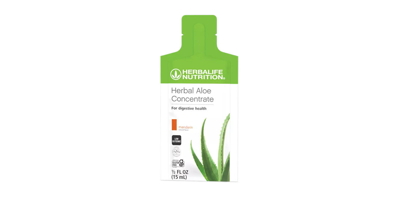 Herbal Aloe Vera Drink Concentrate Mandarin Single-Serve