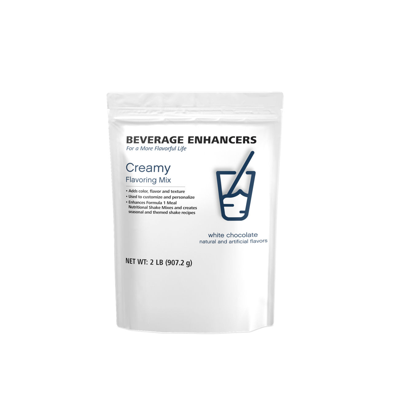 Beverage Enhancers Creamy Flavoring Mix White Chocolate 2lb Pouch