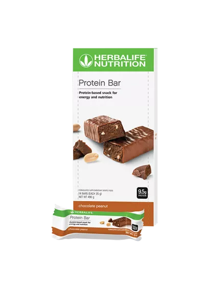 Protein Bars Chocolate Peanut 14 x 35g bars per box