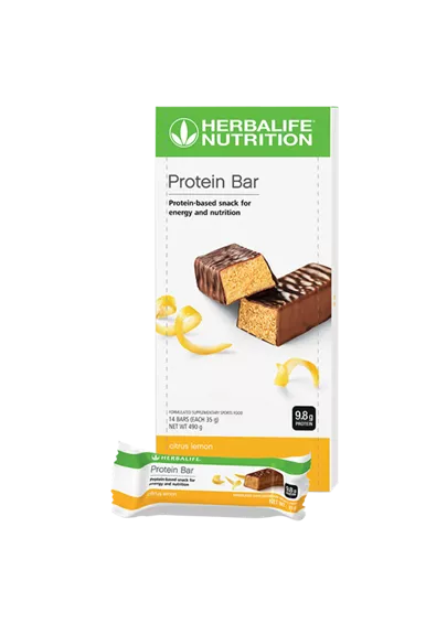 Protein Bars Citrus Lemon 14 x 35g bars per box