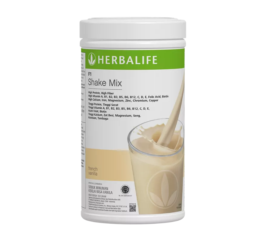 Formula 1 Shake Mix French Vanilla 550g | Herbalife Indonesia