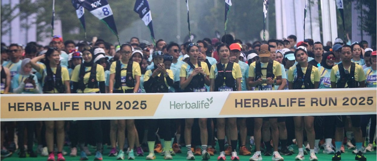 Herbalife Run 2025, 5,000 participants, anniversary series, Tangerang, active lifestyle