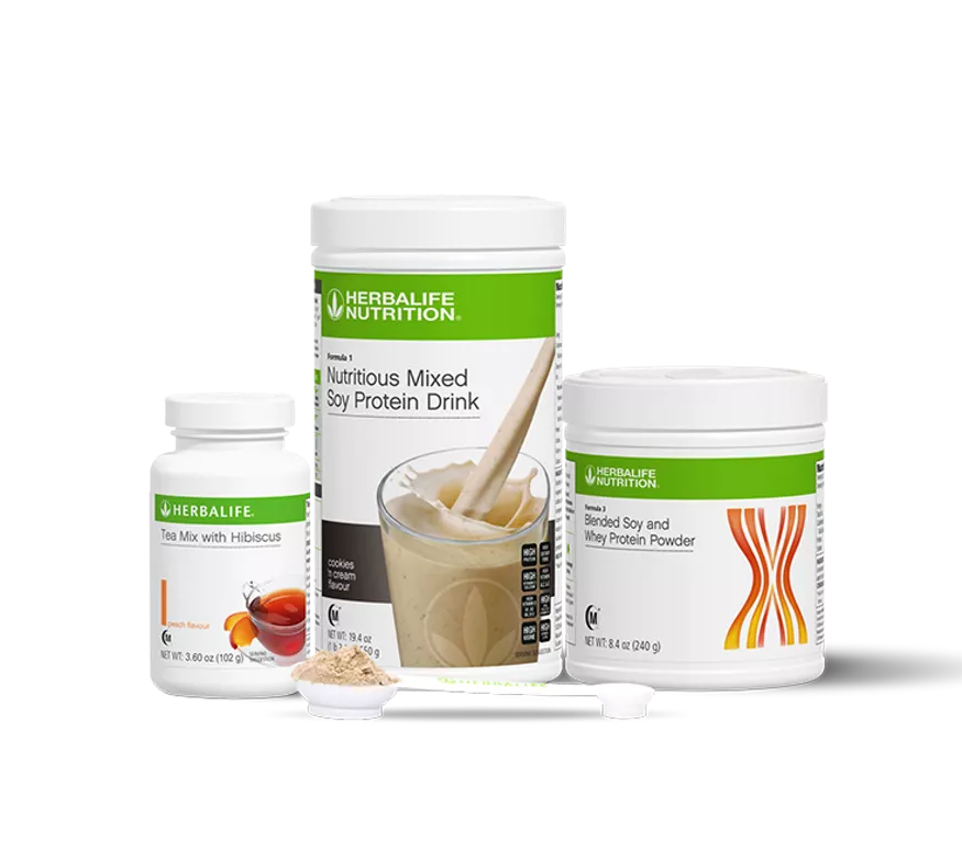 Start Now Pack F1/ F3 Protein Powder/ Tea Mix (Peach 100 g)