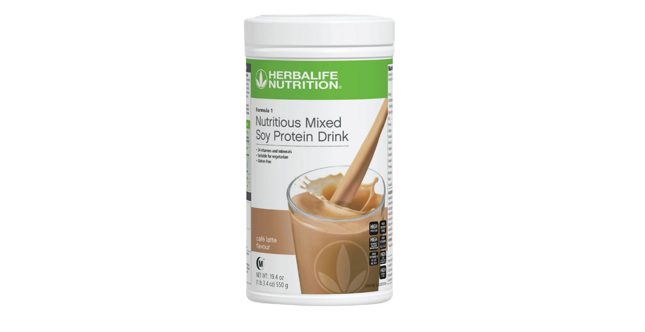Formula 1 营养蛋白混合饮料拿铁味550g | Herbalife 馬來西亞