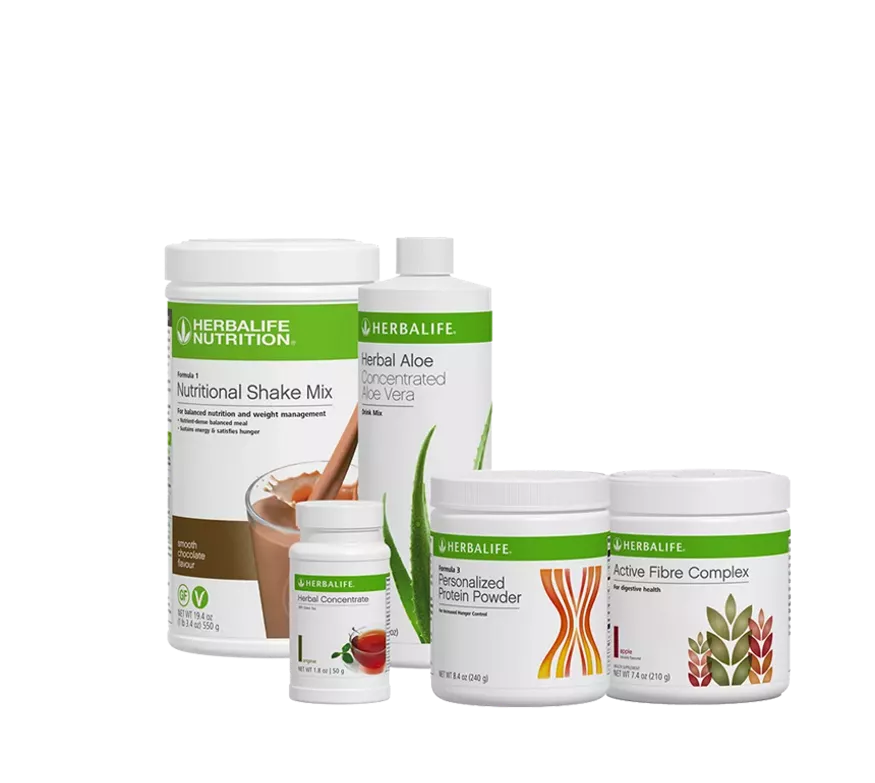 Healthy Breakfast Set Aloe Original Smooth Chocolate 1 Set