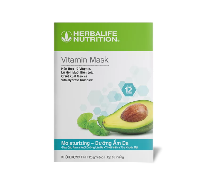 Herbalife Nutrition Vitamin Mask - Moisturizing (Mặt Nạ Vitamin Herbalife Nutrition - Dưỡng Ẩm Da)