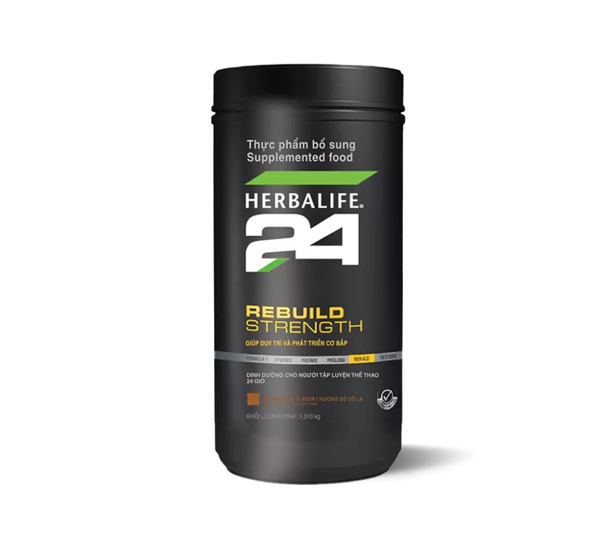 Thực phẩm bổ sung: Herbalife24 Rebuild Strength – Hương Sô Cô La (Supplemented Food: Herbalife 24 Rebuild Strength - Chocolate Flavor)