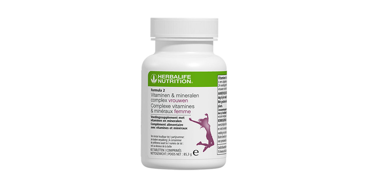 Formula 2 Vitaminen & Mineralen Complex Vrouwen