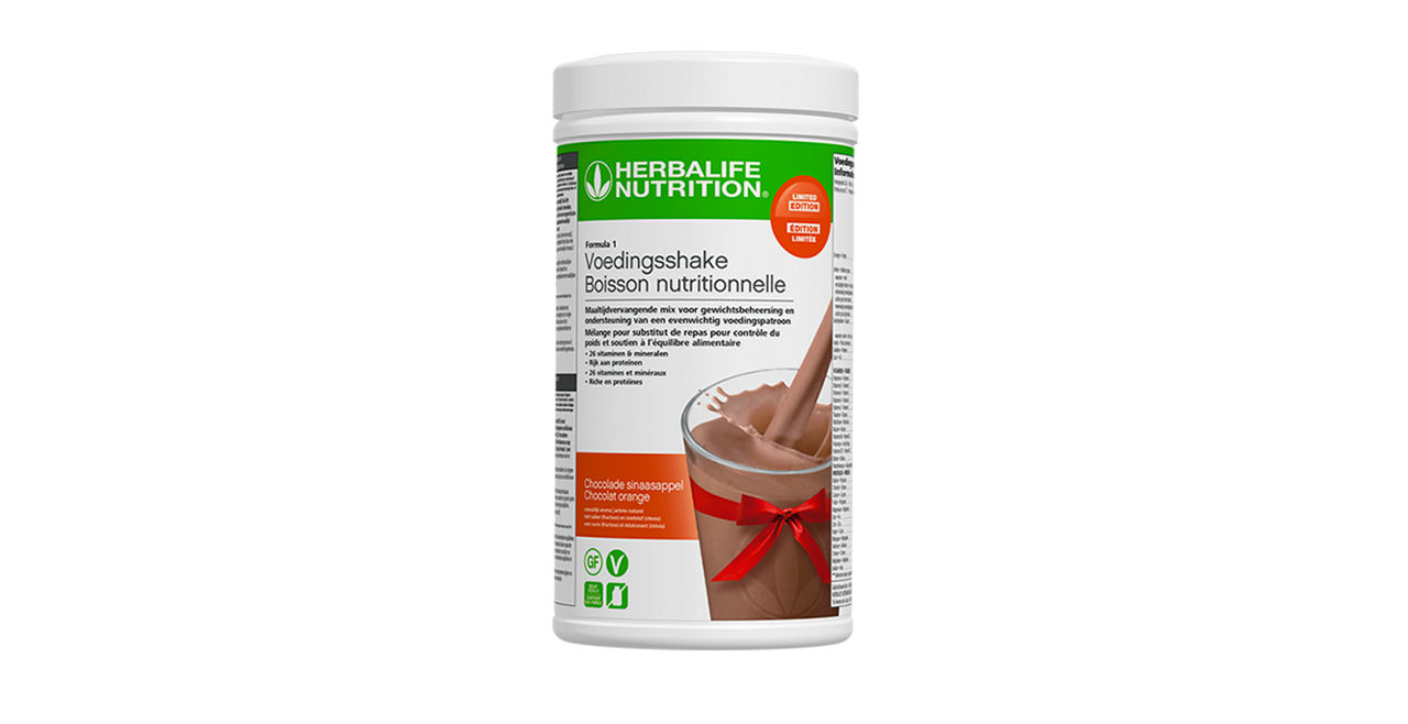 Formula1 Boisson nutritionnelle Chocolat orange | Herbalife Belgique
