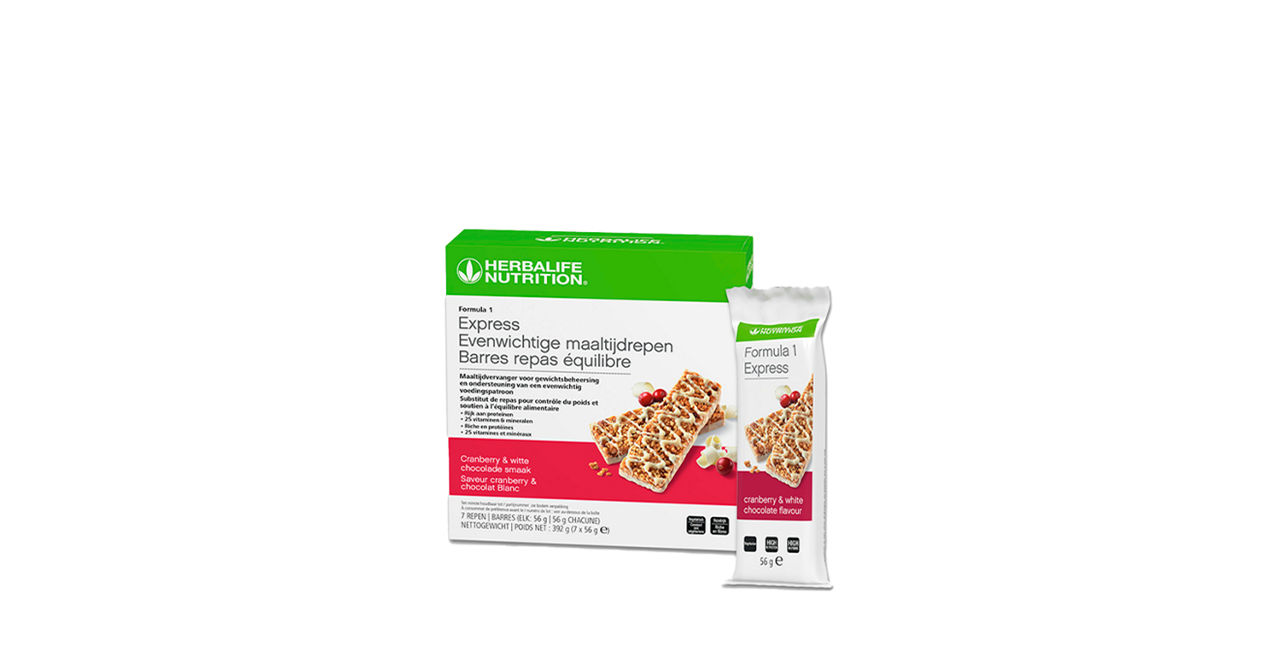 Barres repas équilibre Formula 1 Express