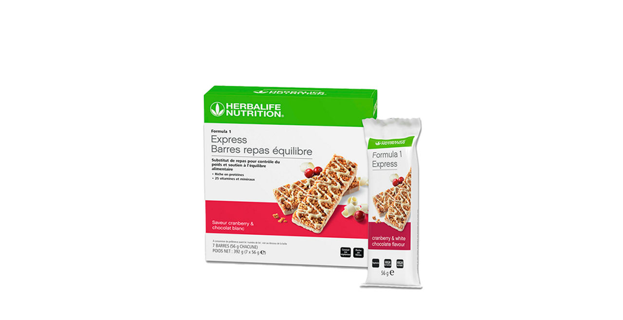 Barres repas équilibre Formula 1 Express
