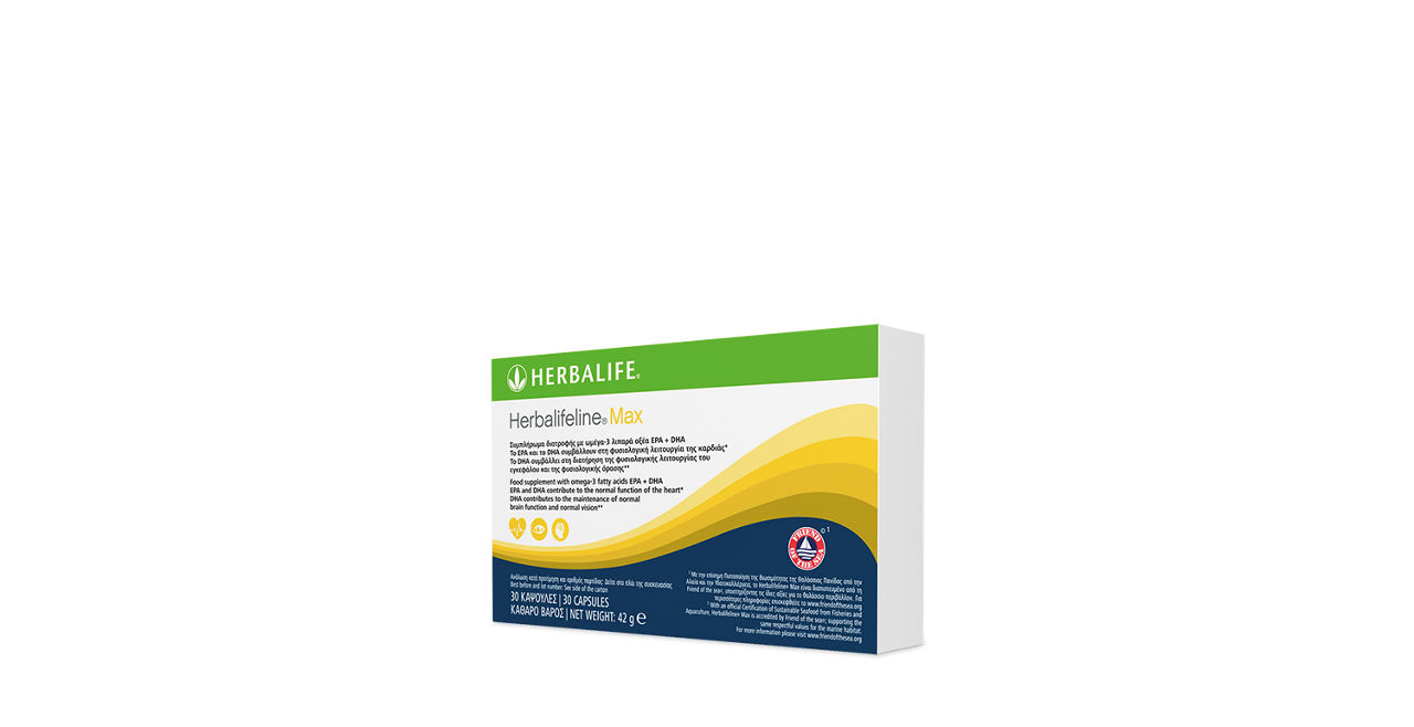 Herbalifeline® Max Omega-3, 30 Κάψουλες