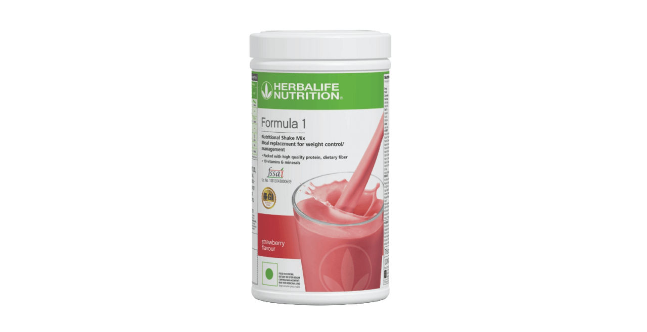 Strawberry Formula 1 Shake for Energy & Weight Loss | Herbalife India