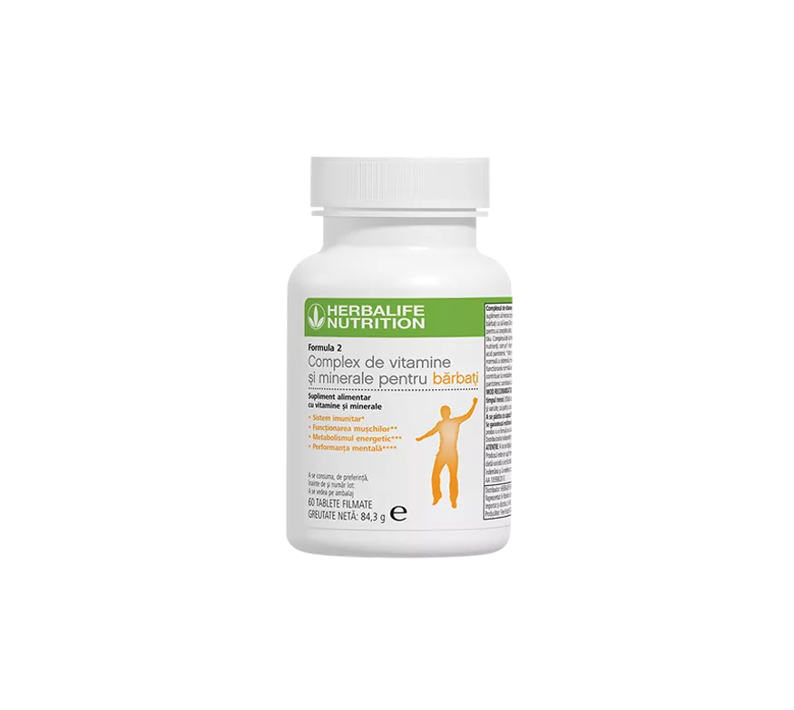 Herbalife Formula 2 Complex de Vitamin şi Minerale pentru Bărbați 84,3g